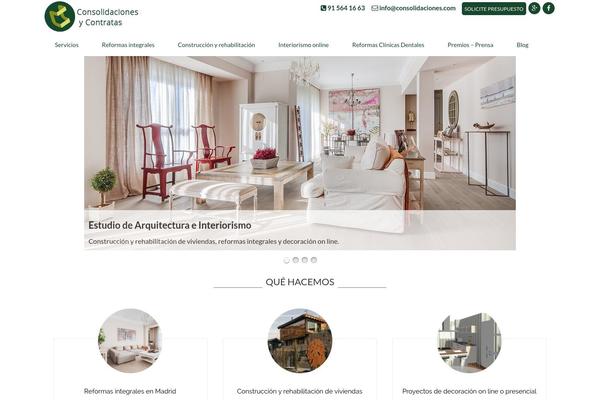 Green theme site design template sample