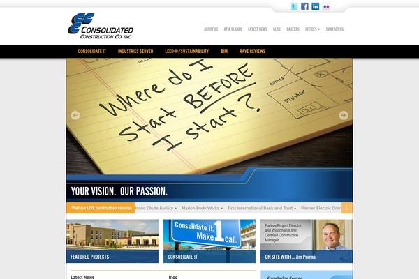 Boilerplate theme site design template sample