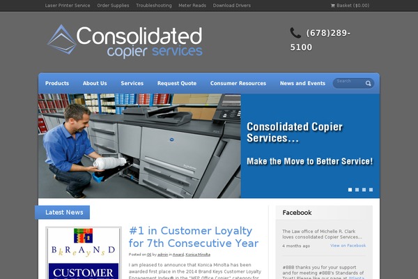 consolidatedcopiers.com site used Refined-style