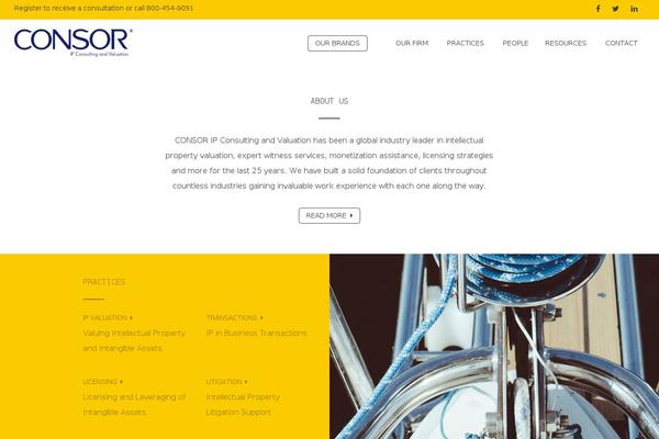 consor.com site used Client-theme