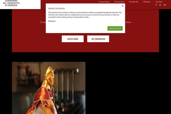 consorzioprosciuttomodena.it site used Cpm