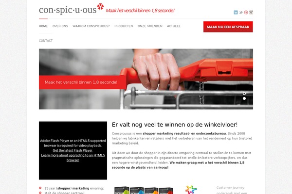 conspicuous.eu site used Complete-wp