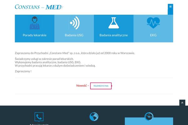 constans-med.pl site used Clinico