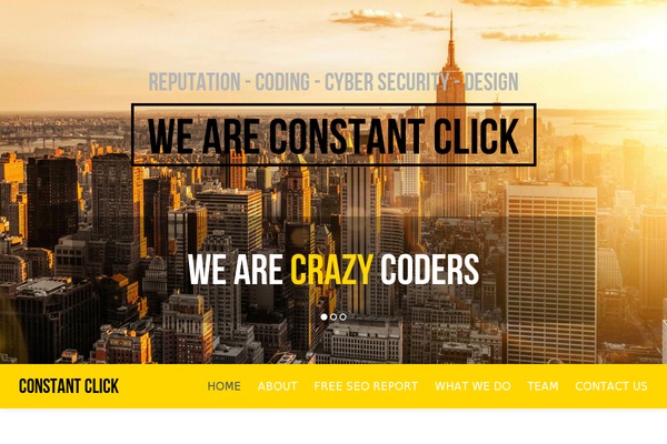 Jarvis theme site design template sample