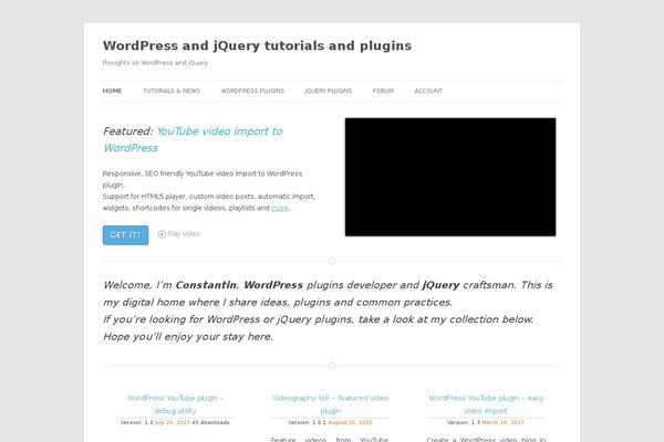 Site using Ccb-youtube plugin