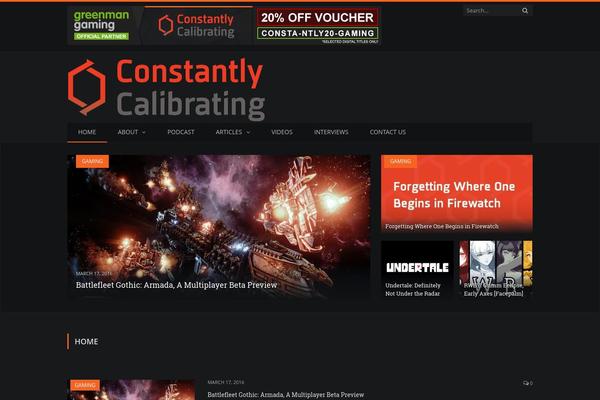 SmartMag theme site design template sample
