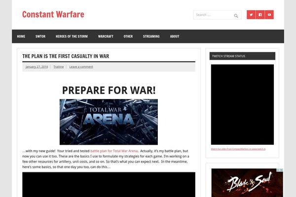 News Talk theme site design template sample