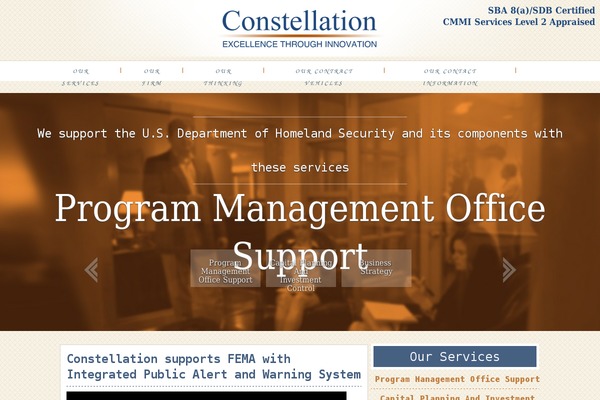 constellationinc.com site used Constellation