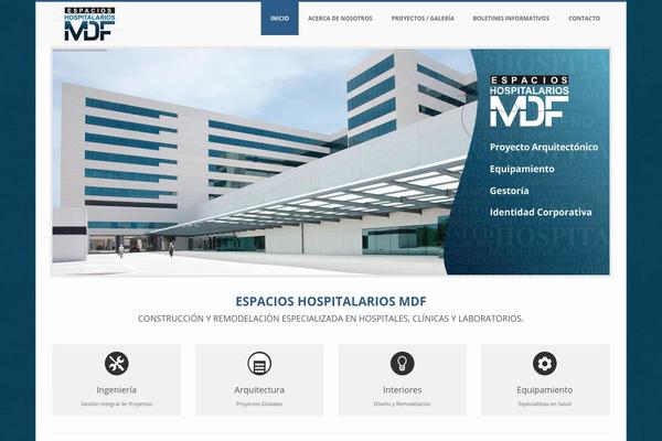 BUILDER theme site design template sample