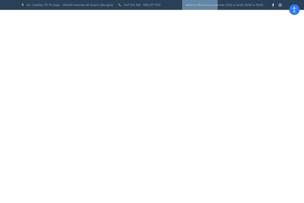 Site using Dj-accessibility plugin