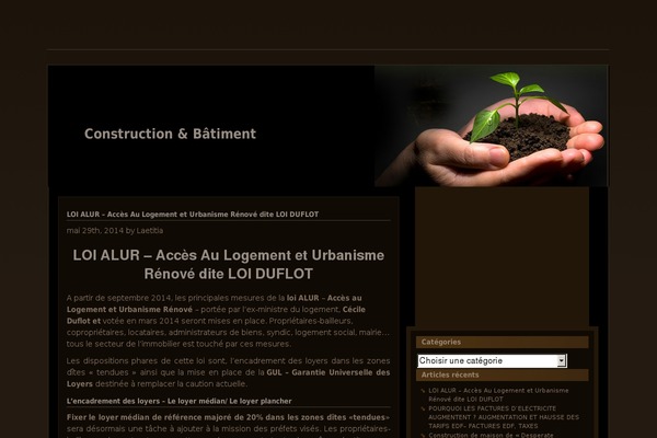 construction-batiment.eu site used Cloudpress