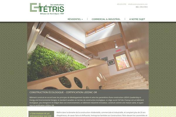 Chameleon theme site design template sample