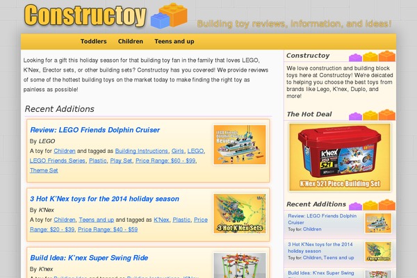 constructoy.com site used Coraline Child
