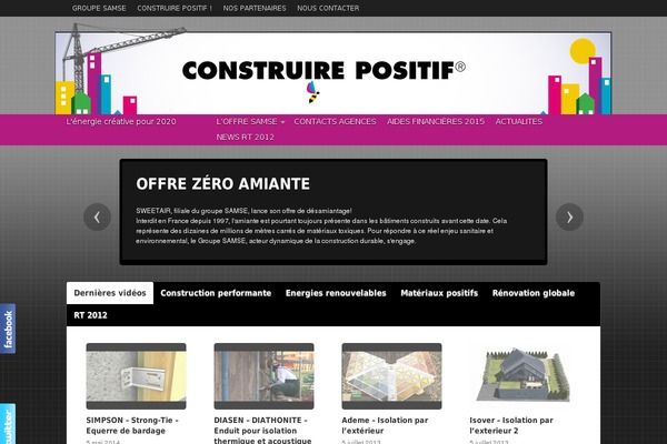 Site using Arscode-social-slider plugin