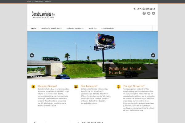 Modernize theme site design template sample