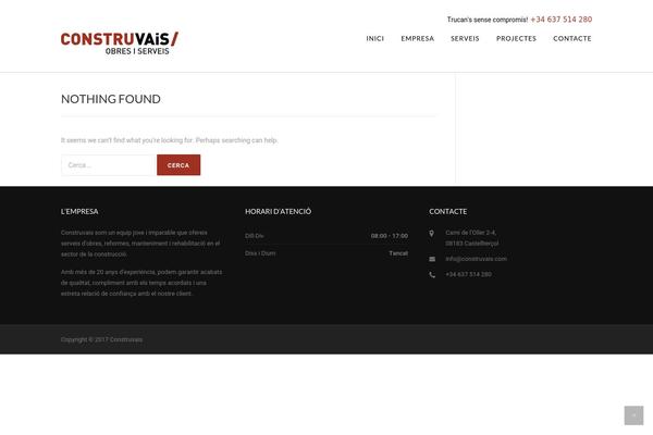 Construction-child theme site design template sample