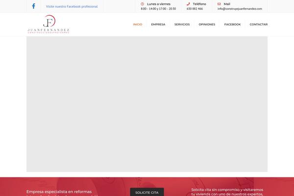 Constructo theme site design template sample