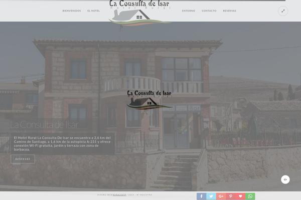 Kinetika theme site design template sample