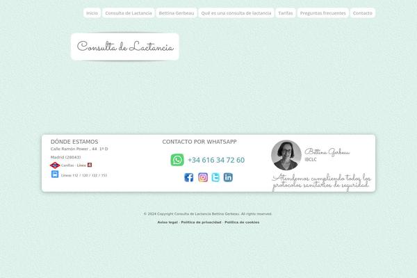 consultadelactancia.com site used Consultadelactancia