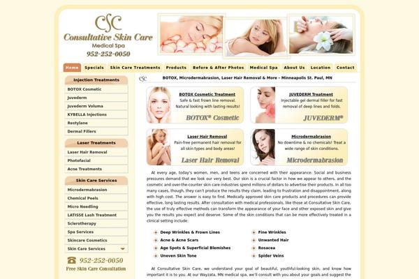 Csc theme site design template sample