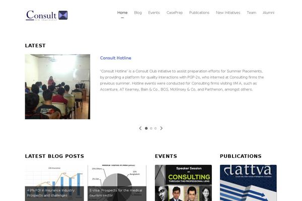 consultclub-iima.com site used Themify-corporate