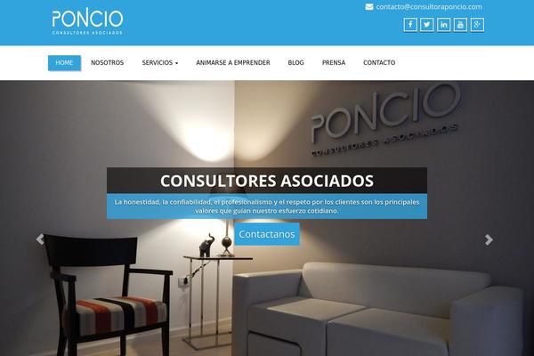 Enigma theme site design template sample