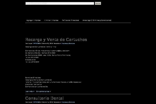 Nano2 theme site design template sample