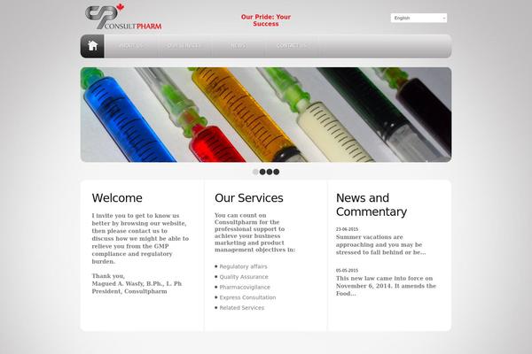 consultpharm.com site used Theme1267