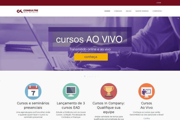 Site using Wplms-customizer plugin