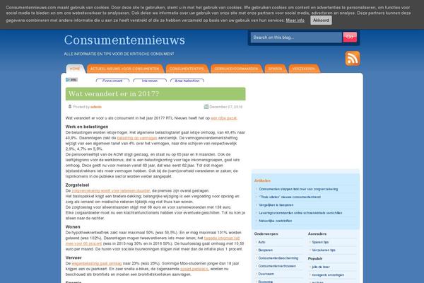 DeepBlue theme site design template sample