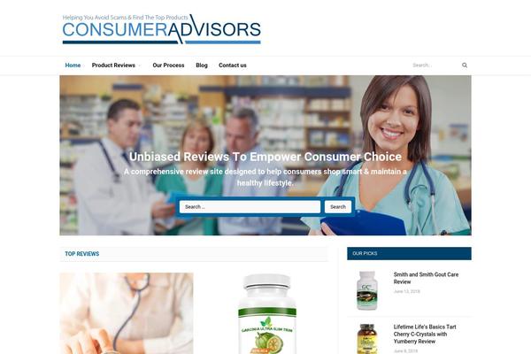 SmartMag Child theme site design template sample
