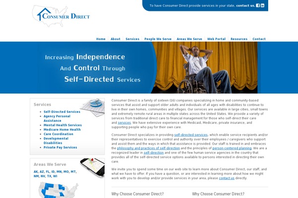 consumer-direct theme websites examples