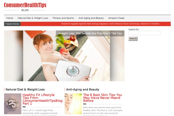 NanoMag theme site design template sample