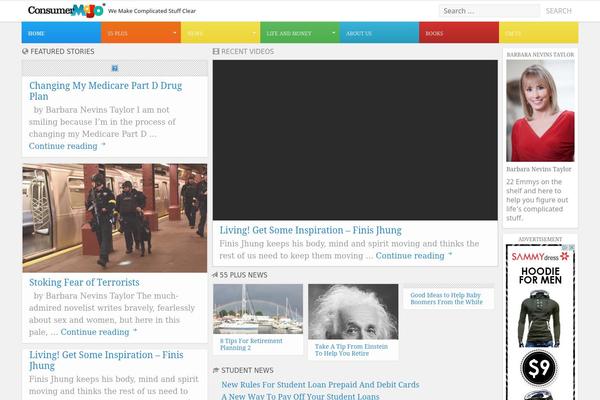 Twentyfourteen Child theme site design template sample