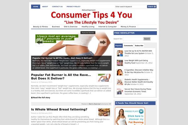 Gazette theme site design template sample