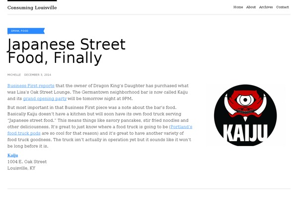 consuminglouisville.com site used Wp_tinos5-v1.1