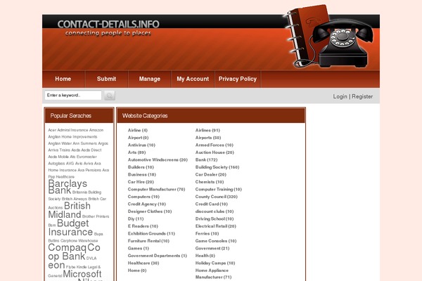 Directorypress theme site design template sample