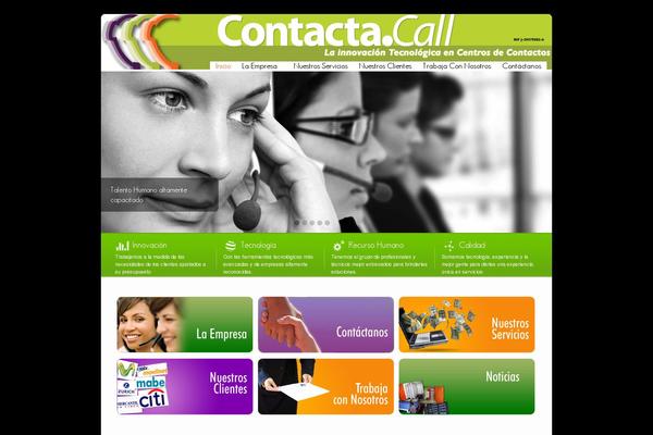 contacta-call.com site used Ecobiz