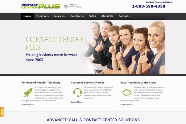 Vantage theme site design template sample