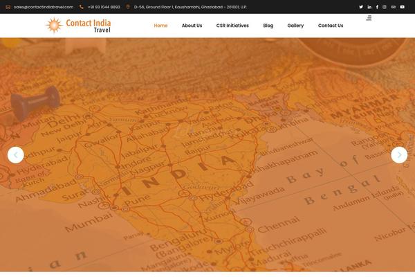 SetSail theme site design template sample