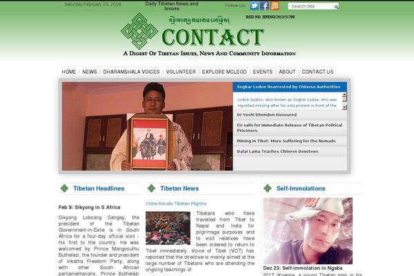Daily Press theme site design template sample