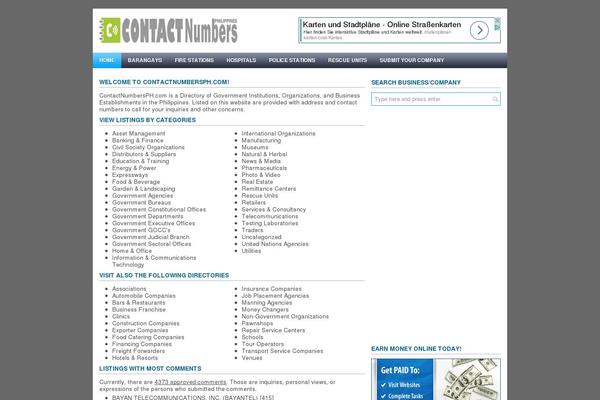 contactnumbersph.com site used Newsmorning
