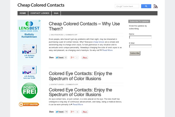 BigFeature theme site design template sample
