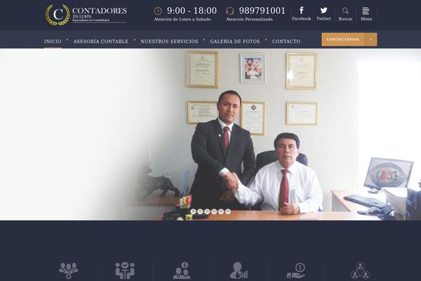 Libero theme site design template sample