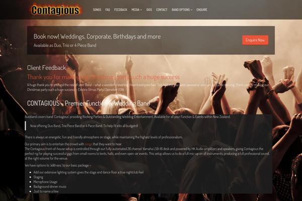 Vocal theme site design template sample