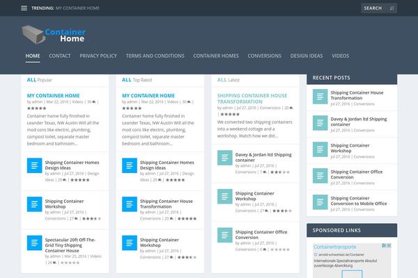 WP Invictus theme site design template sample