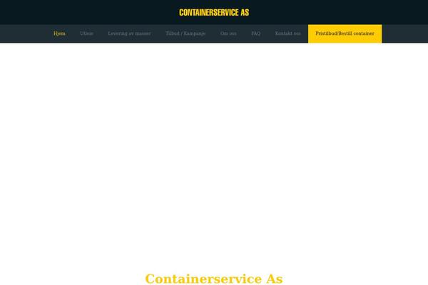 containerserviceas.no site used Cesis
