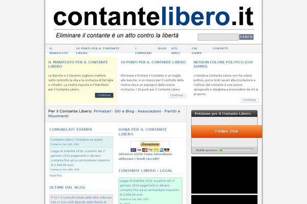 Site using Widgetize Pages Light plugin