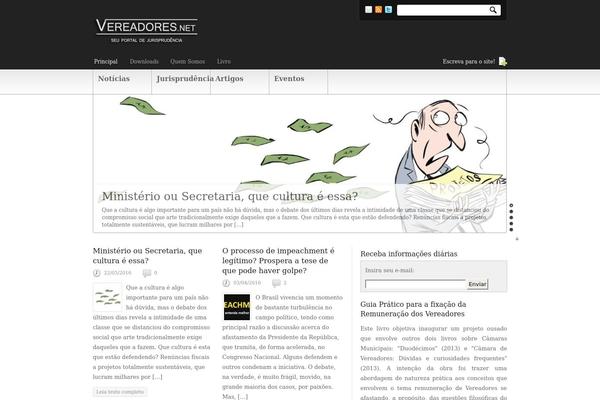 Newscast theme site design template sample
