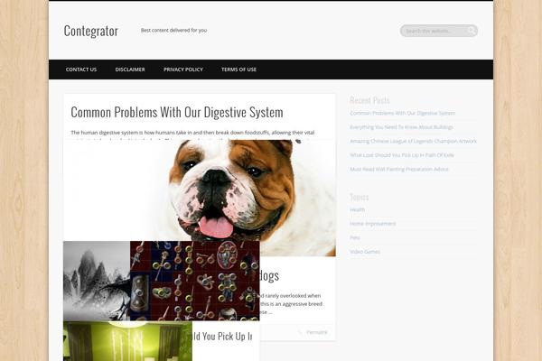 Pinboard theme site design template sample